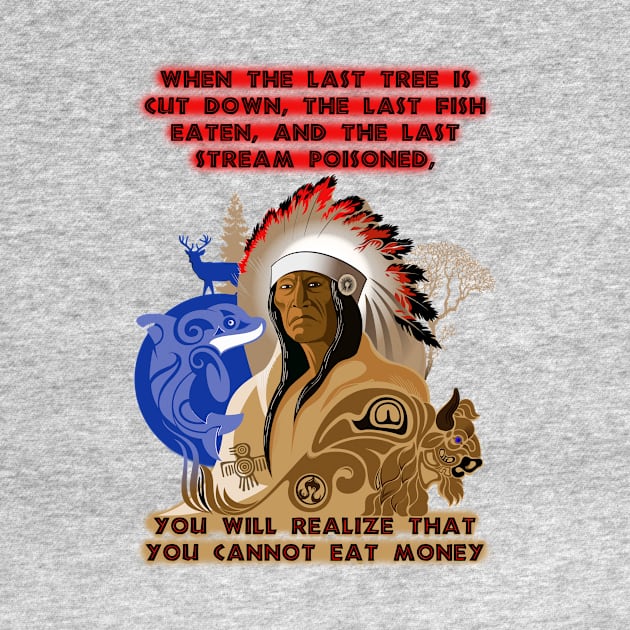 indian chief by Karlov Print